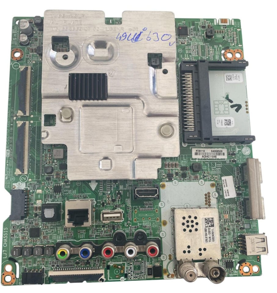 LG 49UJ630V TV Anakart (Mainboard) - EAX67133404(1.0) EBL61841001 LJ7 CHASSIS Orijinal