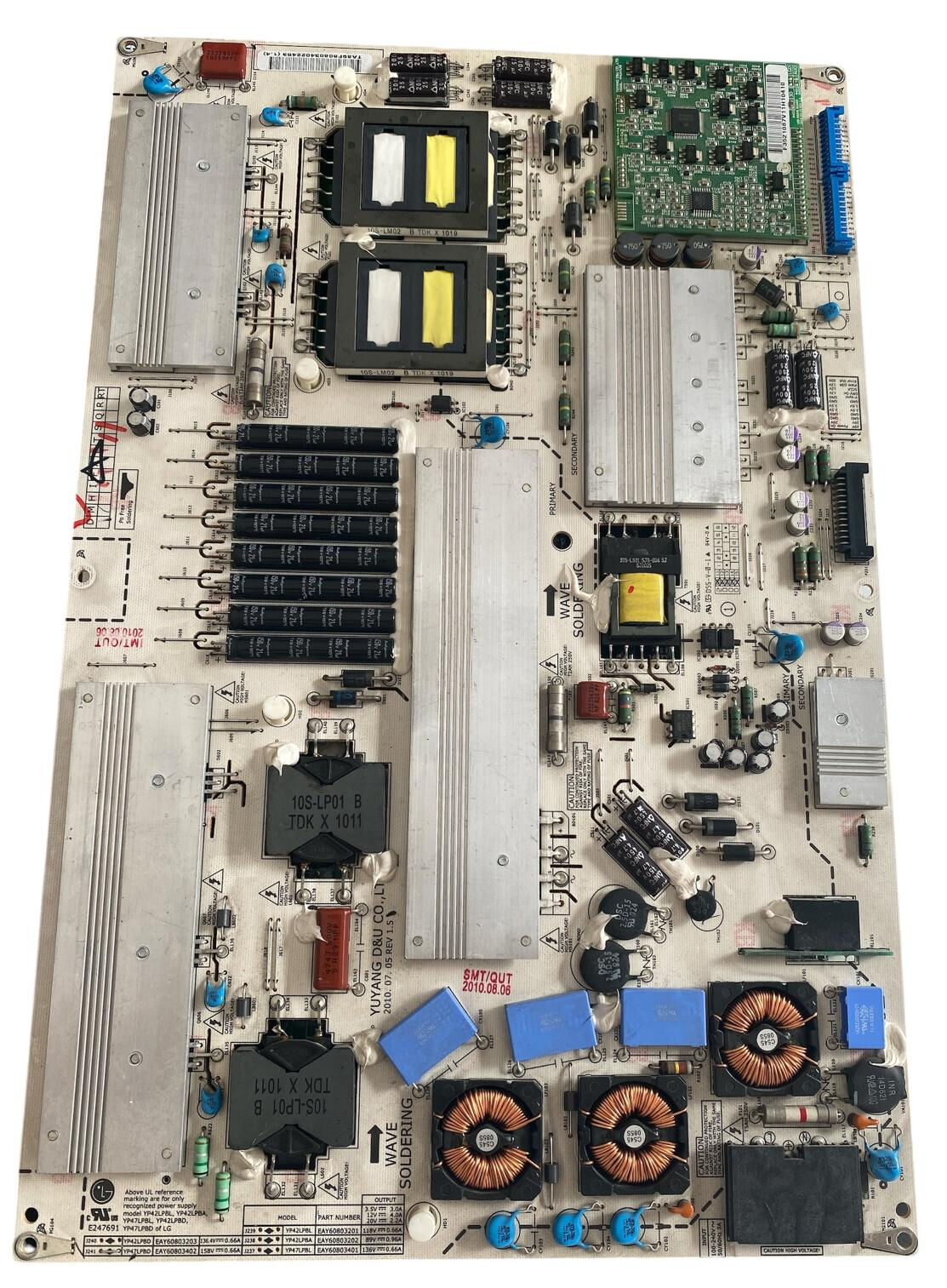 LG EAY60803203 Besleme Kartı Orijinal YP42LPBD 42LE4500 42LX6500 Power Board
