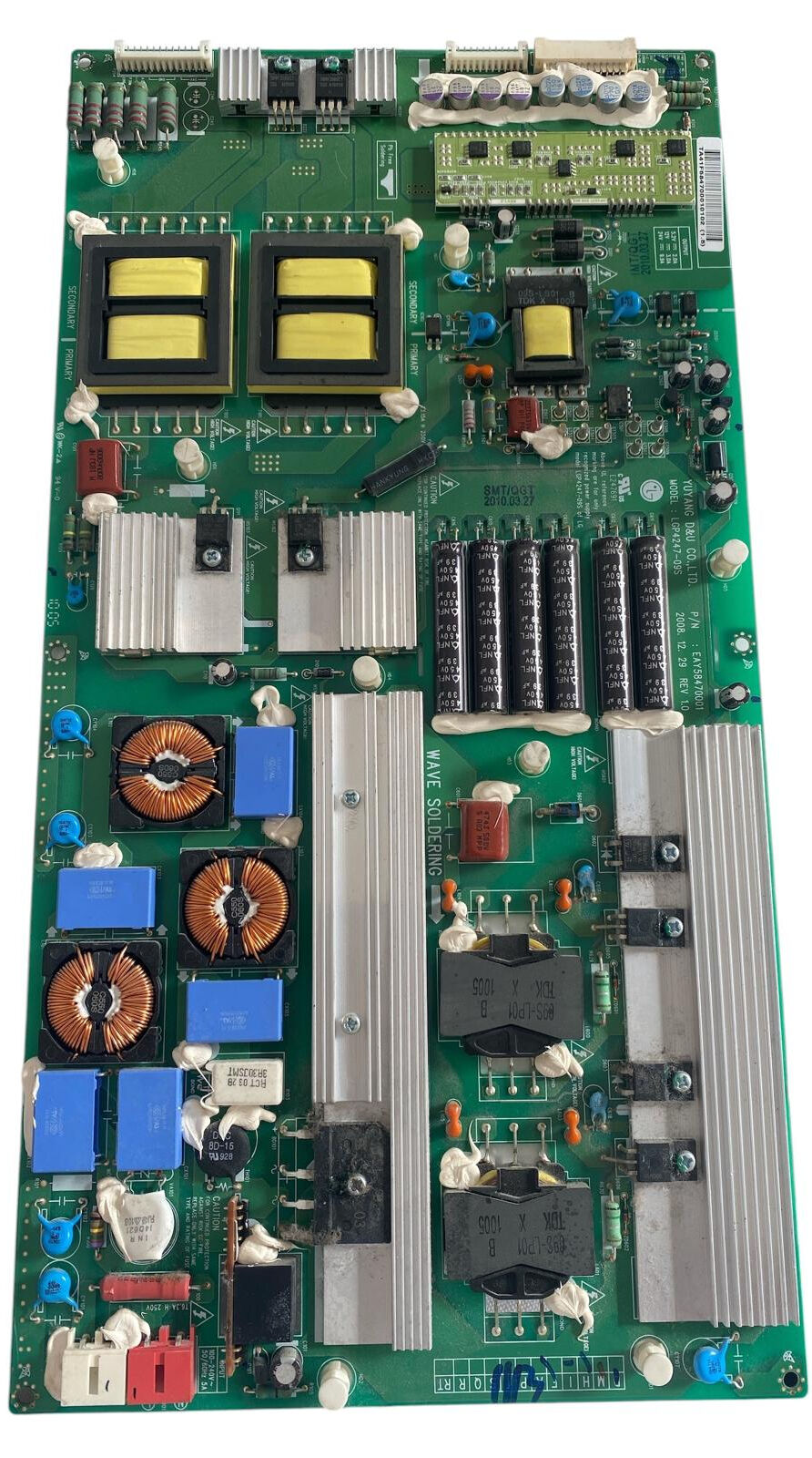 LG EAY58470001 Besleme Kartı Orijinal LGP4247-09S 47SL8500 42SL8500 Power Board