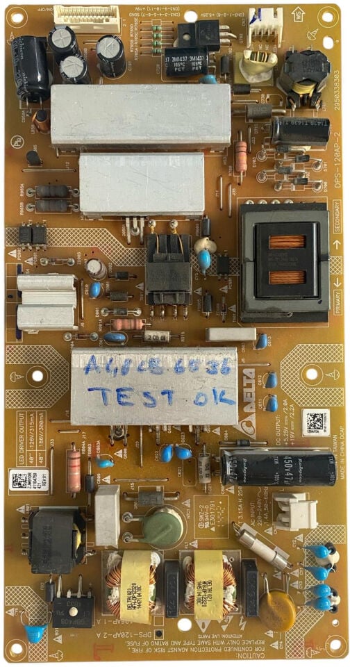 DPS-120AP-2 A Besleme Kartı Orijinal Delta DPS-120AP-2A 2950338303 A48LB6536 Arçelik Power Board