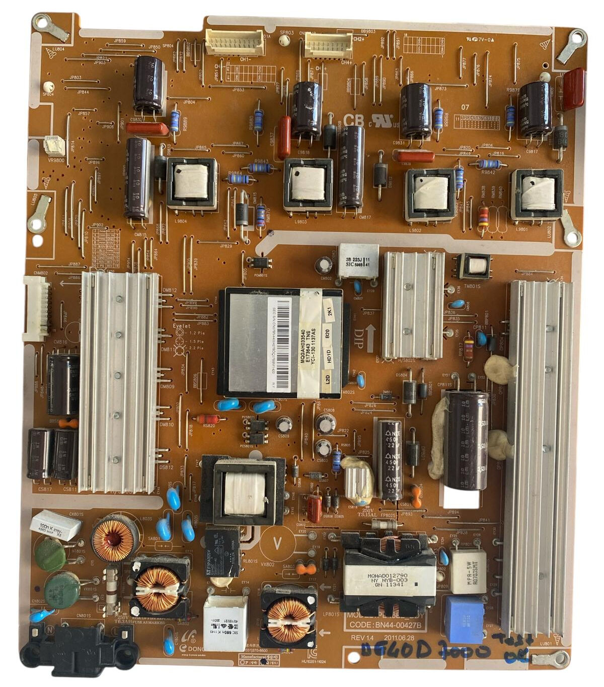 Samsung BN44-00427B Besleme Kartı Orijinal PD46AV1_CSM UE46D7000 UE46D8000 Power Board