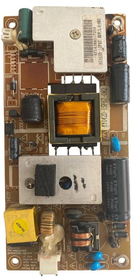 Sunny AY042D-1SF67 Besleme Kartı Orijinal Axen C-082 AY1438A117258 REV 1.0 Power Board