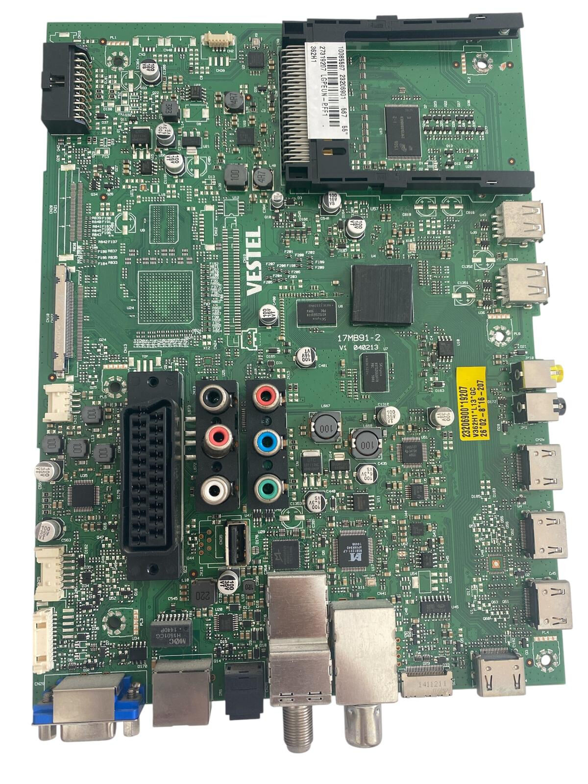 Vestel 55'' Smart LED TV Anakart (Main Board) - 17MB91-2 23206900 55PF9090 Orijinal