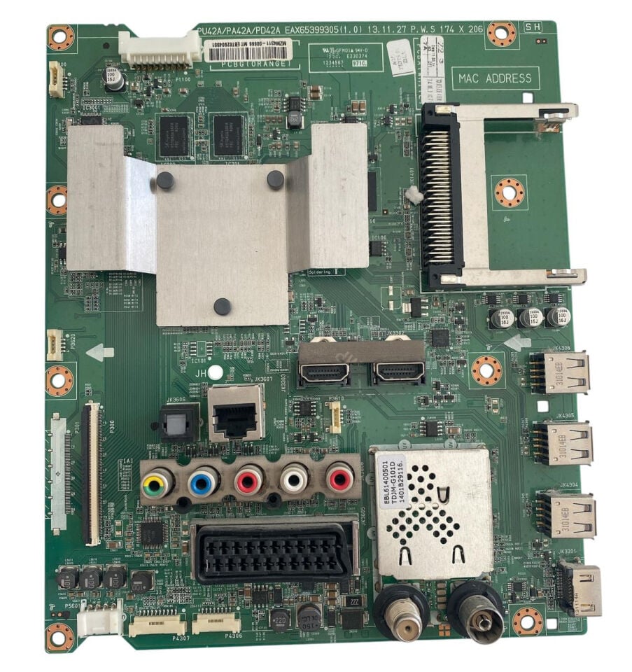 LG EAX65399305(1.0) Ana Kart Orijinal EBT62804801 PU42A TDJM-G101D Main Board