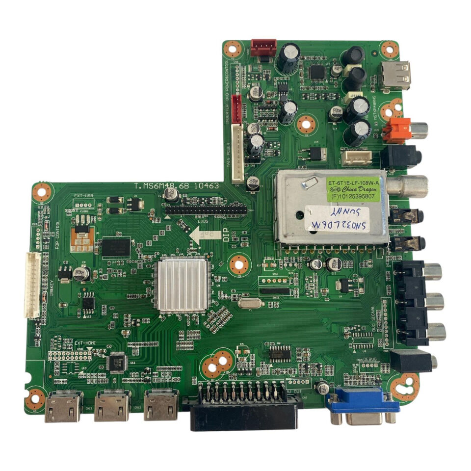Sunny Axen SN032LD6M Ana Kart Orijinal T.MS6M48.6B 10463 ET-6T1E-LF-108W-A Main Board