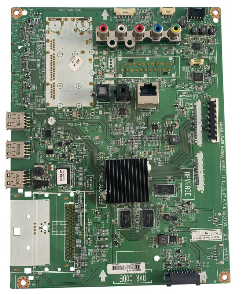 LG 32LF580N-ZA Ana Kart Orijinal EAX65610906(1.1) 62EBT000-00GX LC320DXE Main Board