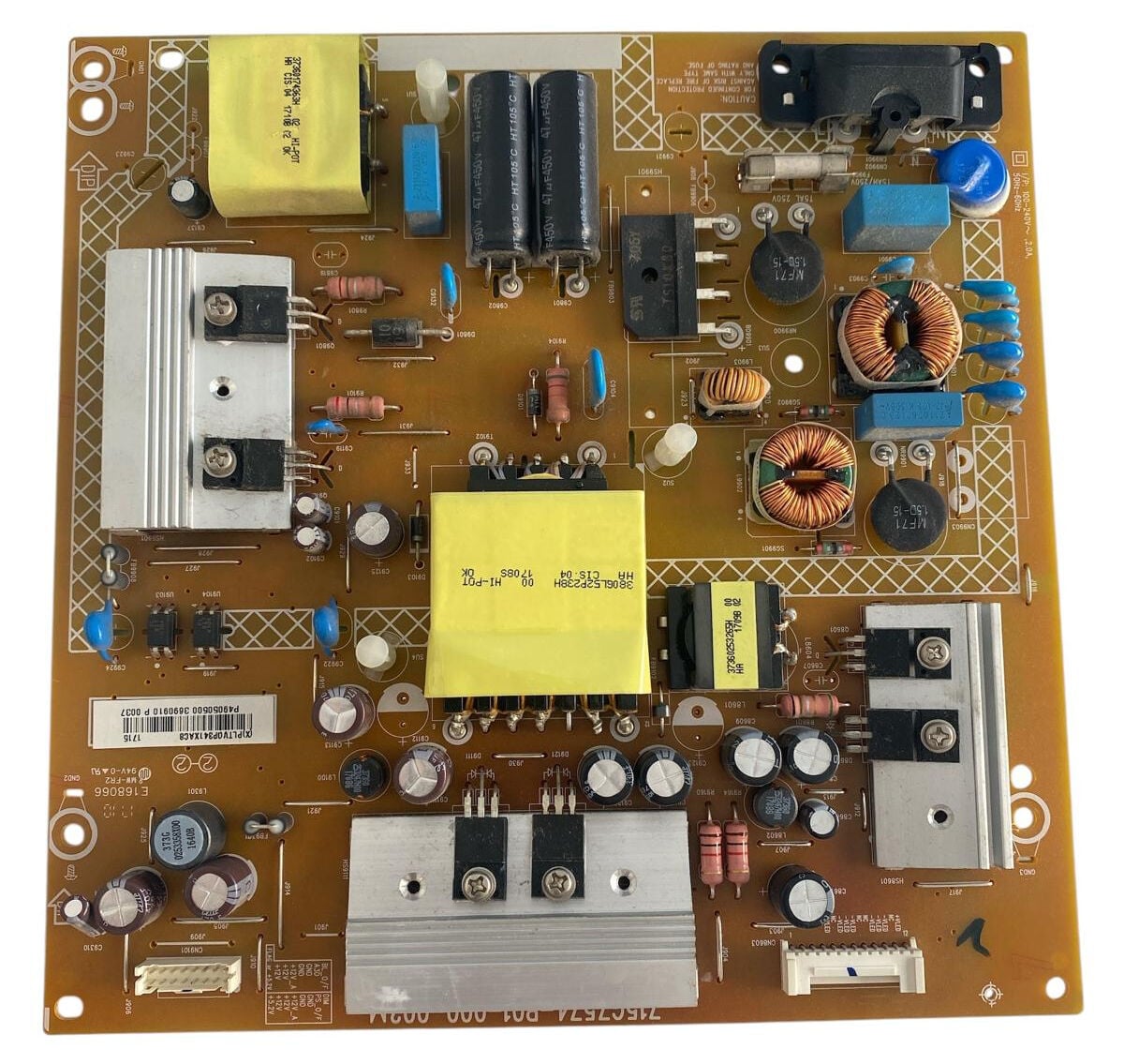Philips 43'' / 49'' LED TV Güç Besleme Kartı (Power Supply) - 715G7574-P01-000-002M PLTVOP341XACB 43PFS5302 Orijinal
