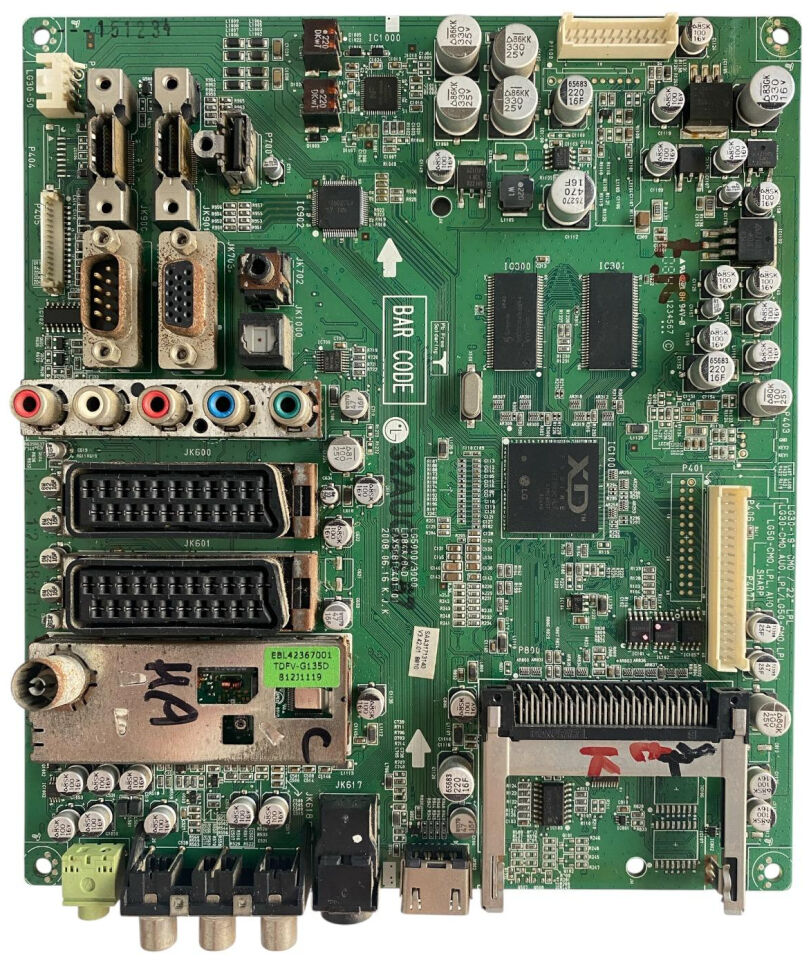 LG 32LG5700 Ana Kart Orijinal EAX56818401 LD84A/84D LG XD Engine Main Board