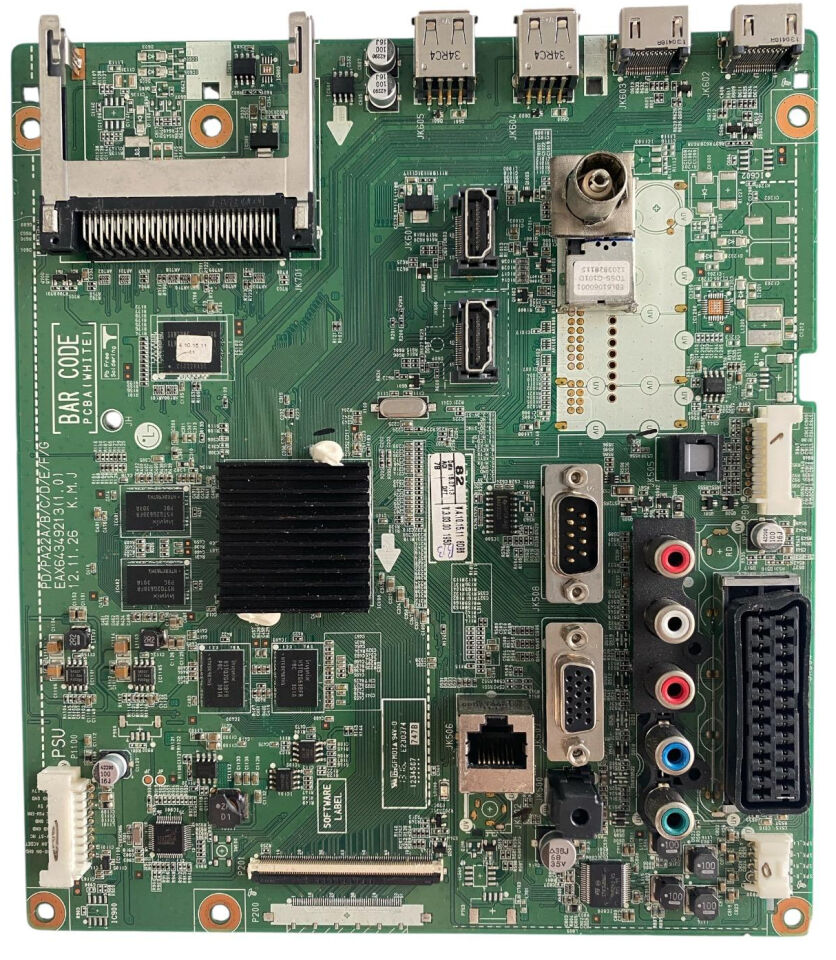 LG 50PM6700 Ana Kart Orijinal EAX64349213(1.0) PD/PA22A 3D Smart Plazma Main Board