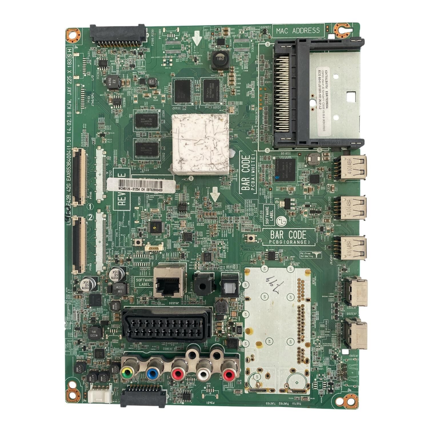 LG 42LB670V Ana Kart Orijinal EAX65384004(1.5) EBT62800409 webOS Smart Main Board