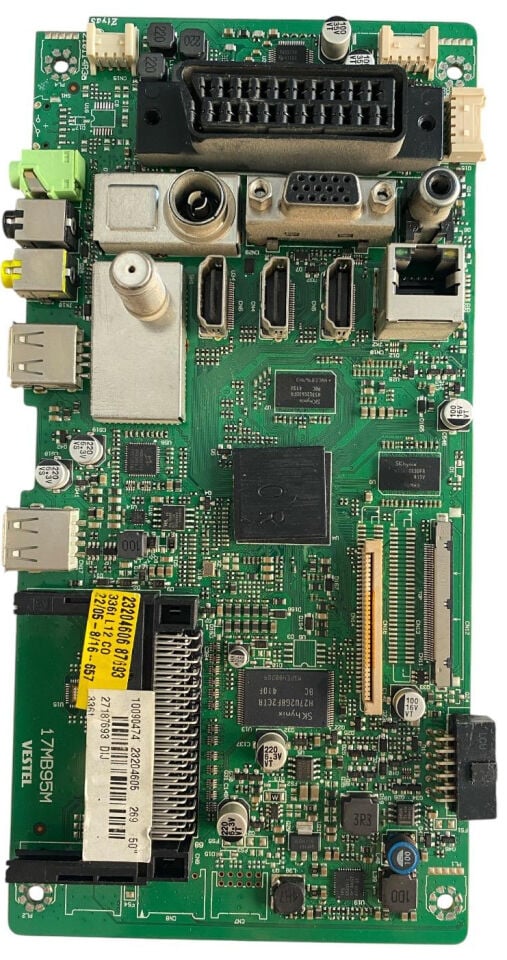 Vestel 50PF7175 Ana Kart Orijinal 17MB95M 23204606 10090474 Smart Main Board