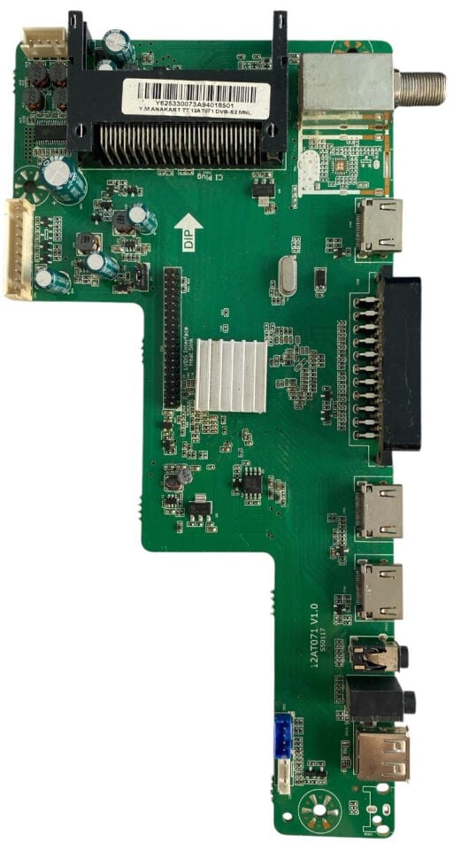 Axen Telefunken Ana Kart Orijinal 12AT071 V1.0 AX039LD12AT071 DVB-S2 Main Board