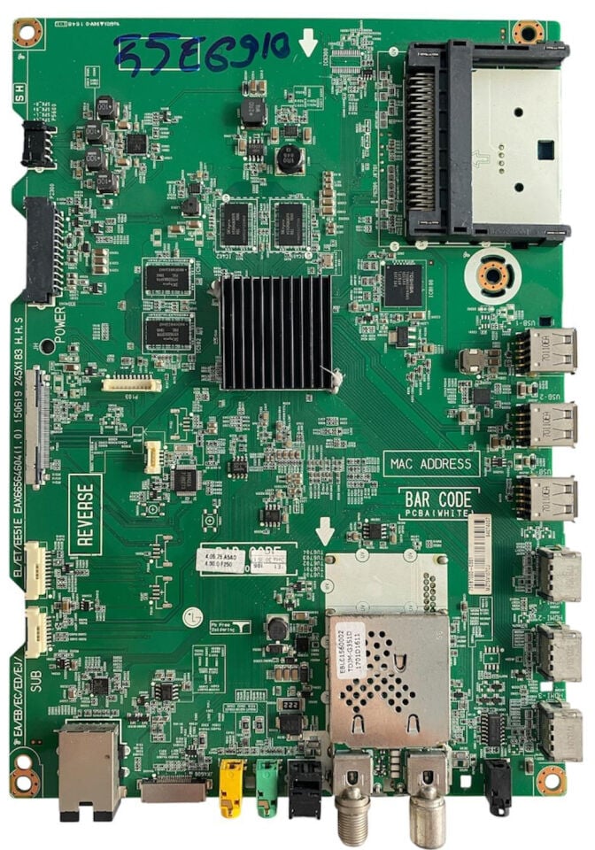 LG 55EG910V OLED TV Ana Kart Orijinal EAX66564604 (1.0) EBU63148101 Smart Main Board