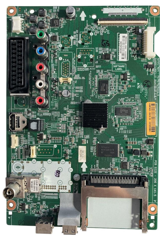 LG 50PB650V Plazma TV Ana Kart Orijinal EAX65071309 (1.0) EBT62929801 Main Board