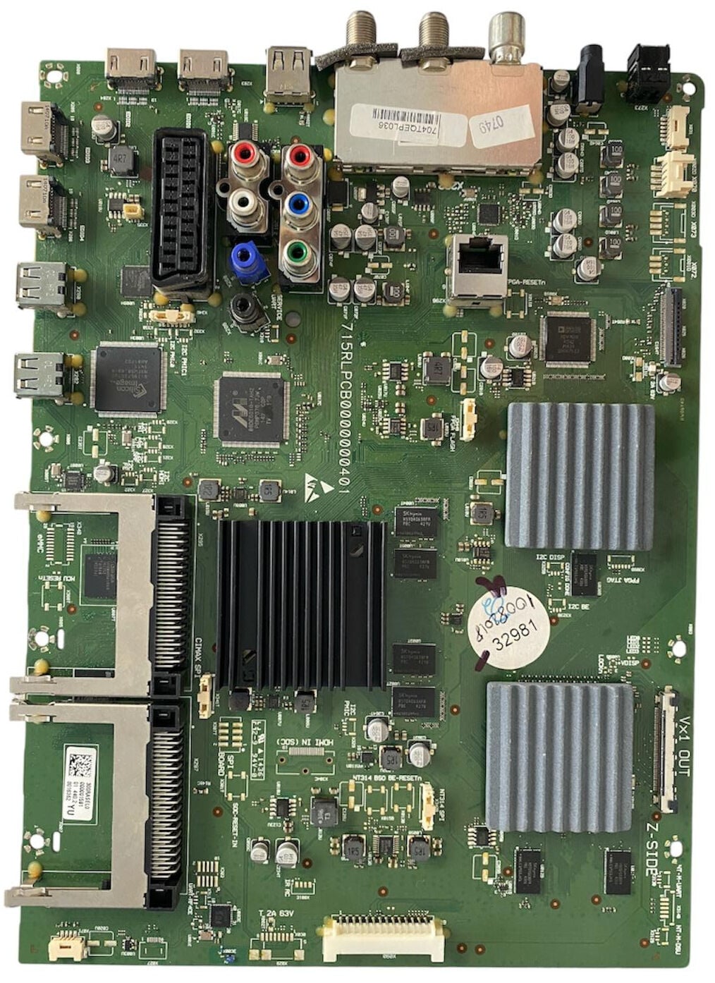 Philips 49PUS7909 55PUS7909 4K LED TV Ana Kart Orijinal 715RLPCB0000000401 Main Board