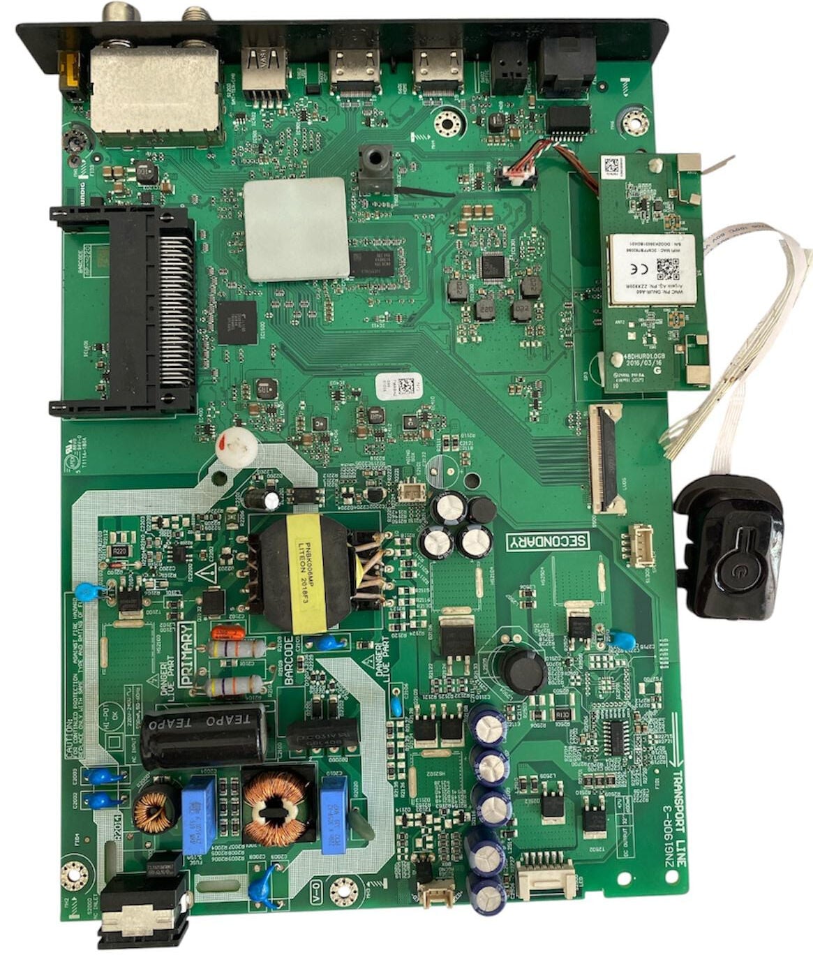 Grundig 43 GEF 6965 B Ana Kart Orijinal ZNG190R-3 Main Board Beslemeli