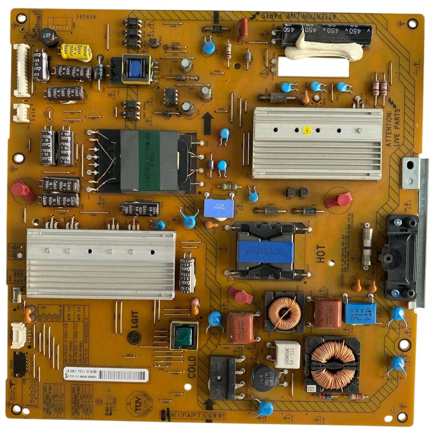 Philips 42PFL4307K/12 Besleme Kartı Orijinal HR-PSLS42-3-50Hz-Full PLDF-P104B Power Board