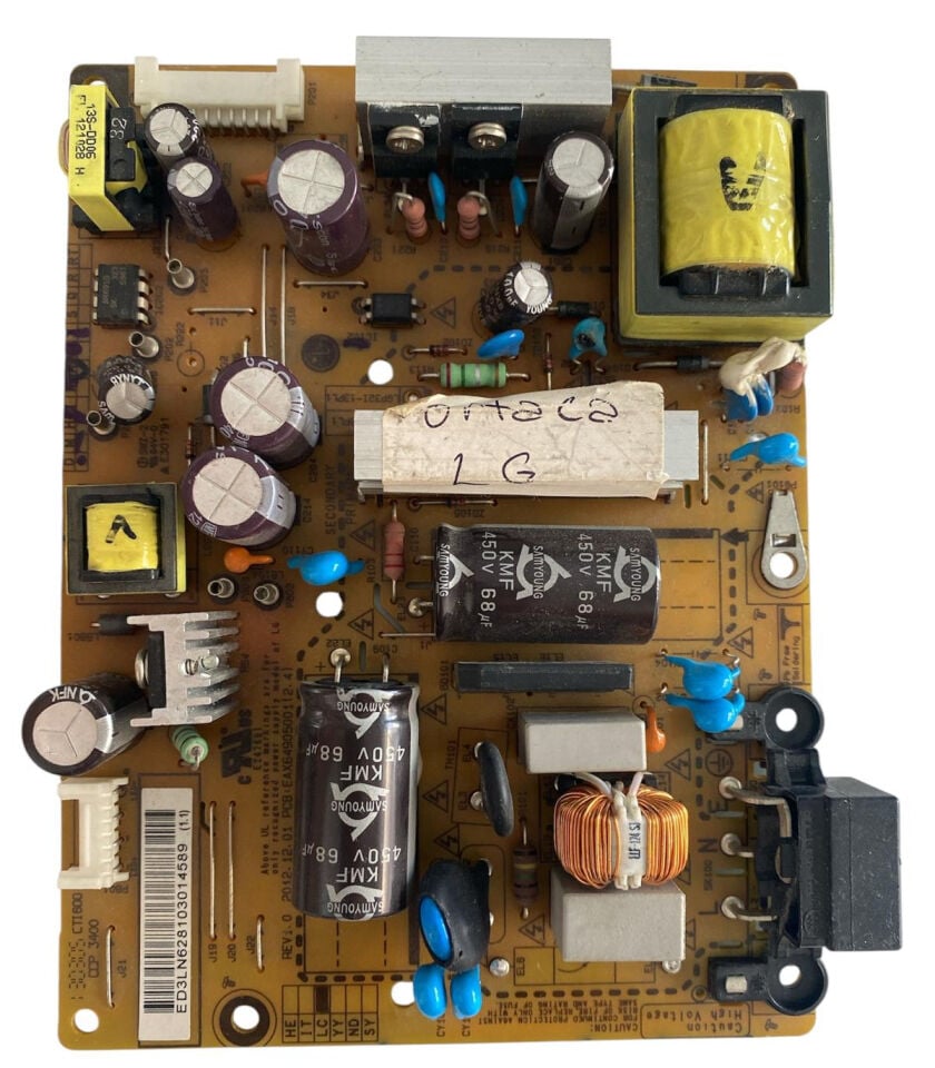 LG 32'' / 37'' / 42'' LED TV Güç Besleme Kartı (Power Supply) - LGP321-13PL1 EAX64905001(2.4) EAY62810301 Orijinal