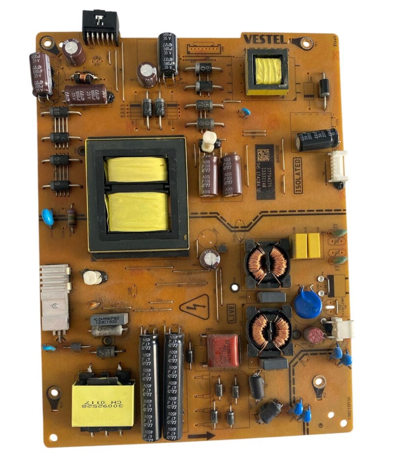 Vestel / Regal / Seg 55'' 4K Smart TV Güç Besleme Kartı (Power Supply) - 17IPS72 / 23332140 / 27794276 55UB6300 Orijinal