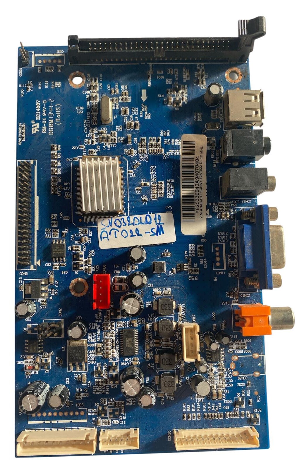 Sunny / Axen / Woon 32'' HD LED TV Ana Kart (Main Board) - HASANKEYF V:0.2 SN032DLD12AT022-SM (Y625330040A94078484) Orijinal