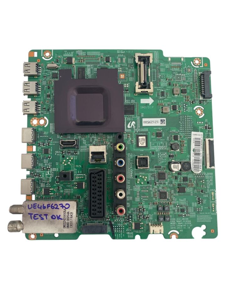 Samsung 46'' Full HD Smart LED TV Ana Kart (Main Board) - BN41-01958A / BN41-01958 UE46F6270SS (BN94-06285U) Orijinal