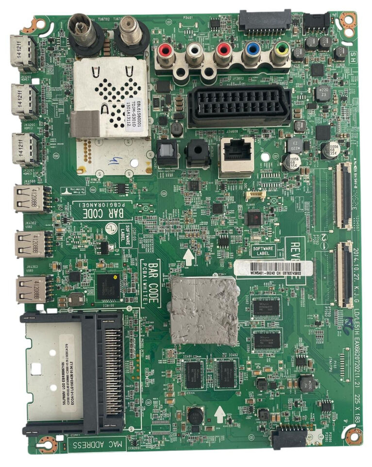 LG 42'' Full HD webOS Smart Cinema 3D LED TV Ana Kart (Main Board) - EAX66207202(1.2) / EBT63745803 (EBT63857102) 42LF650V Orijinal
