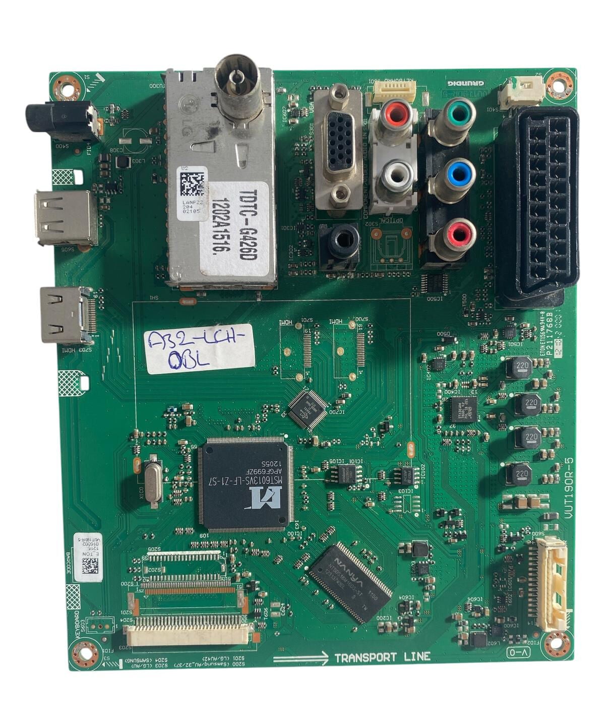 Beko / Grundig 32'' HD LED TV Ana Kart (Main Board) - VUT190R-5 / KUCBZZ Beko A32-LCK-0B L Orijinal