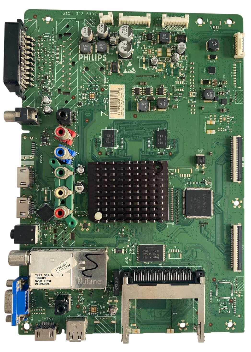 Philips 32'' Full HD LCD TV Ana Kart (Main Board) - 3104 313 64026 / 310431364026 32PFL5405H/12 (Q552.1E LA Şase) Orijinal