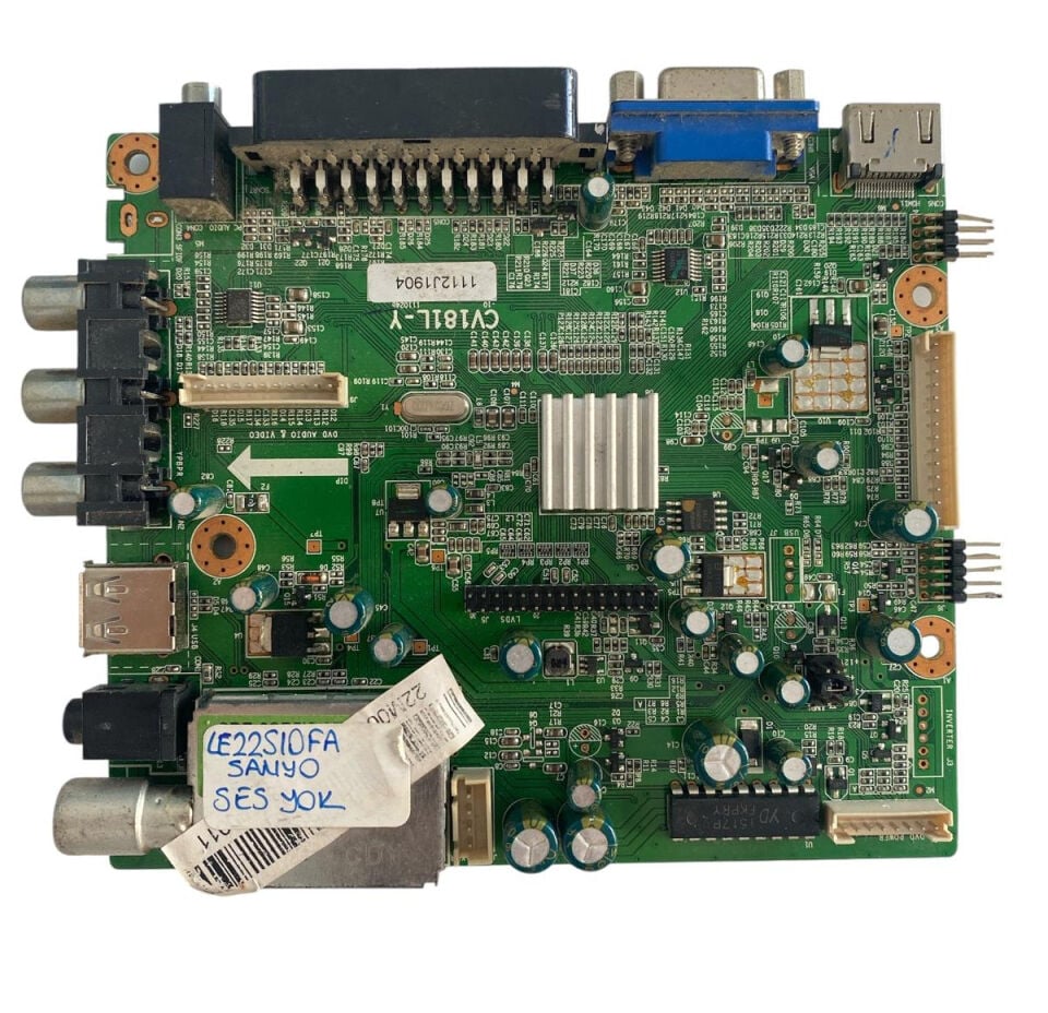 Sanyo 22'' Full HD / HD Ready LED TV Ana Kart (Main Board) - CV181L-Y / SANYO LE22S10FA Orijinal