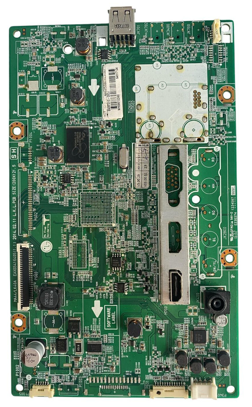 LG TV / Monitör Ana Kart Orijinal EAX65416405 (1.1) EBR78101002 Main Board