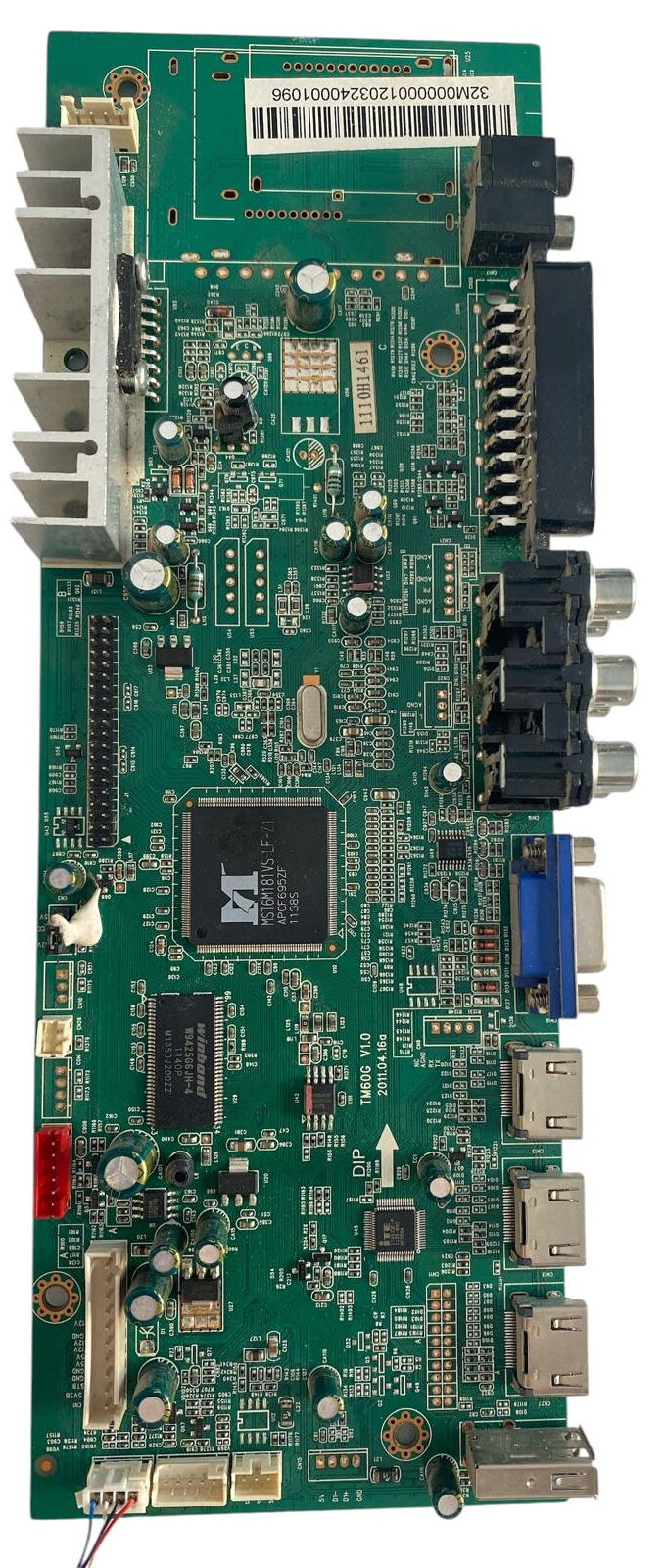 Nordmende 32'' HD Ready LCD TV Ana Kart (Main Board) - TM60G V1.0 / Nordmende LCD82MSHV (1108H1174 / 1110H1461) Orijinal