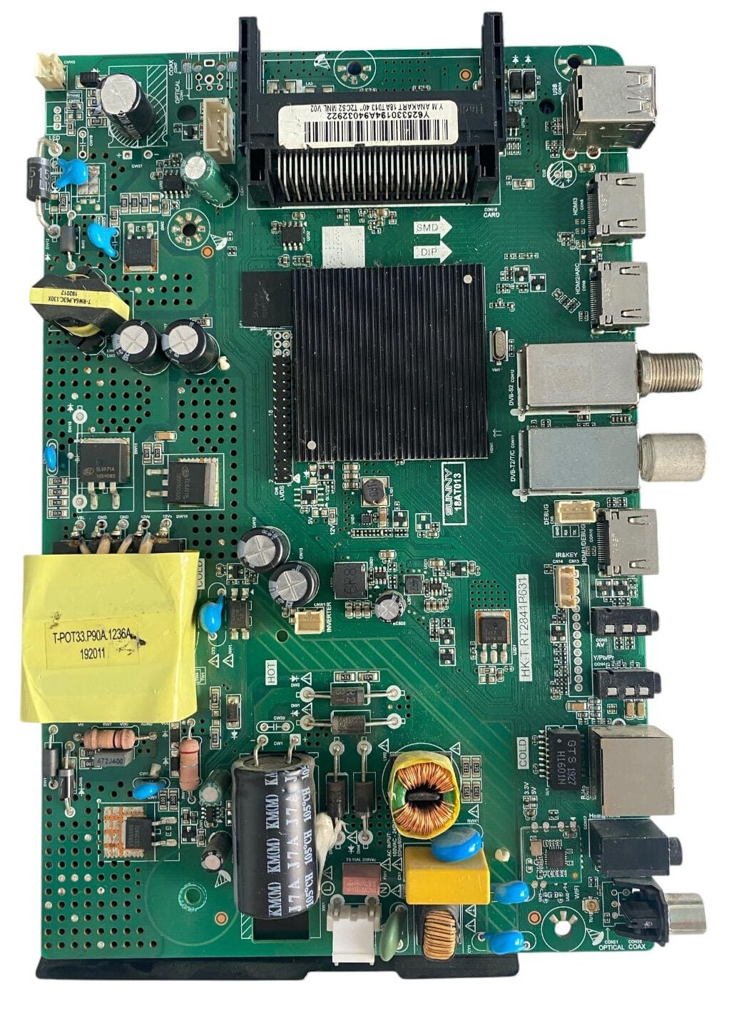 Sunny TV Combo Ana Kart Orijinal 18AT013 HK.T.RT2841P631 Main Board