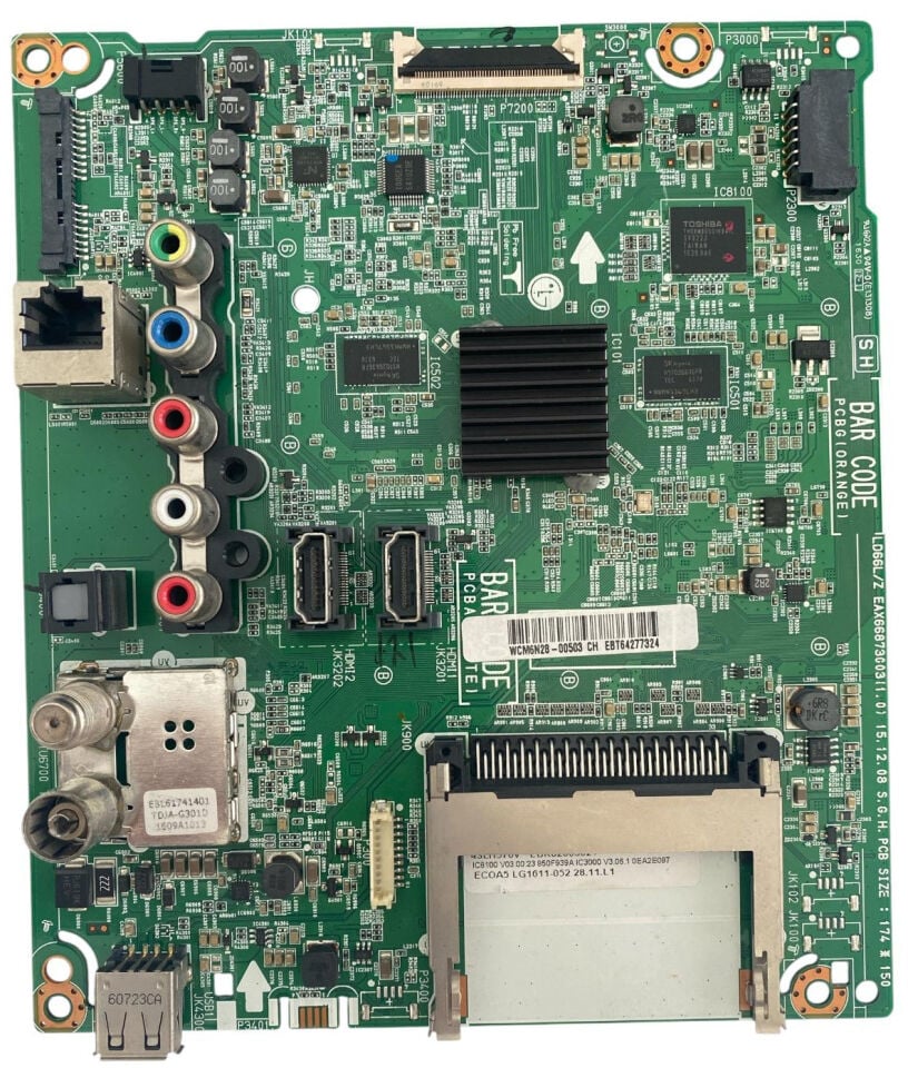 LG Smart TV Ana Kart Orijinal EAX66873003 (1.0) EBT64277324 Main Board