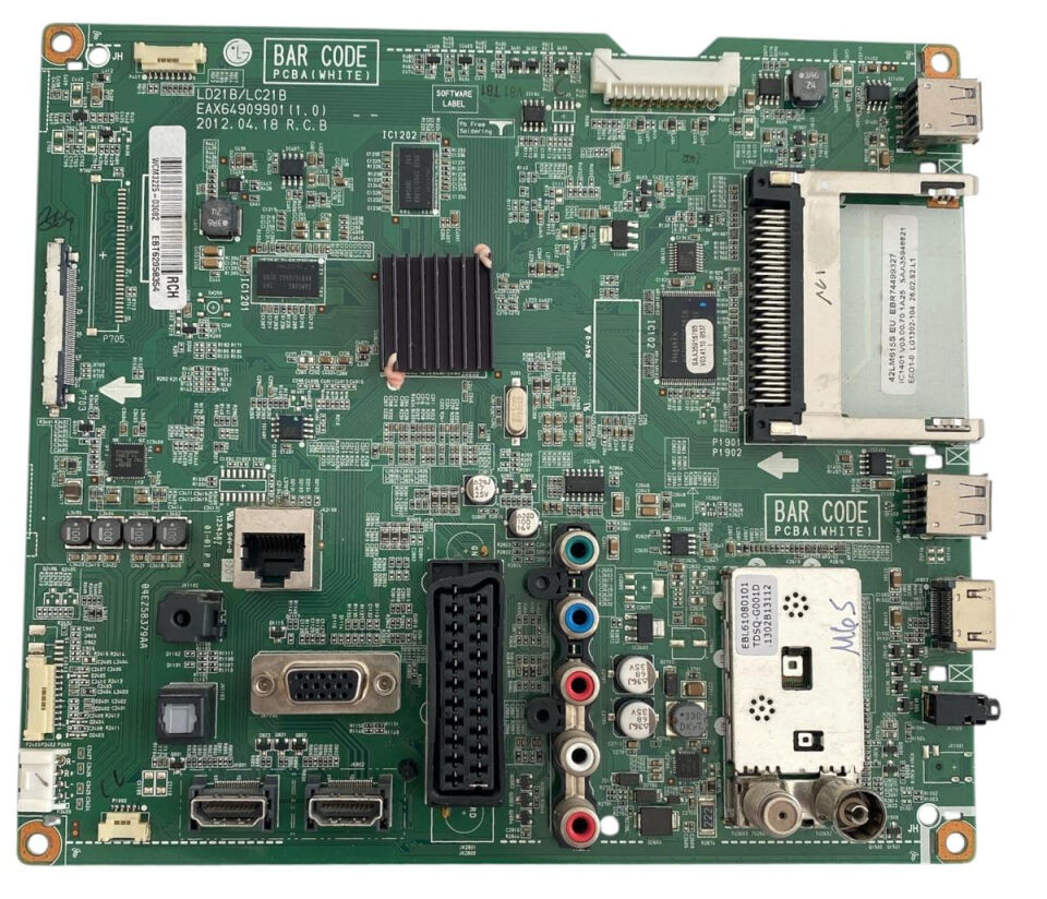 LG 47'' 3D Full HD LED TV Ana Kart (Main Board) - EAX64909901(1.0) / EBT62058354 / LG 47LM615S (LC470EUE Panel Uyumlu) Orijinal