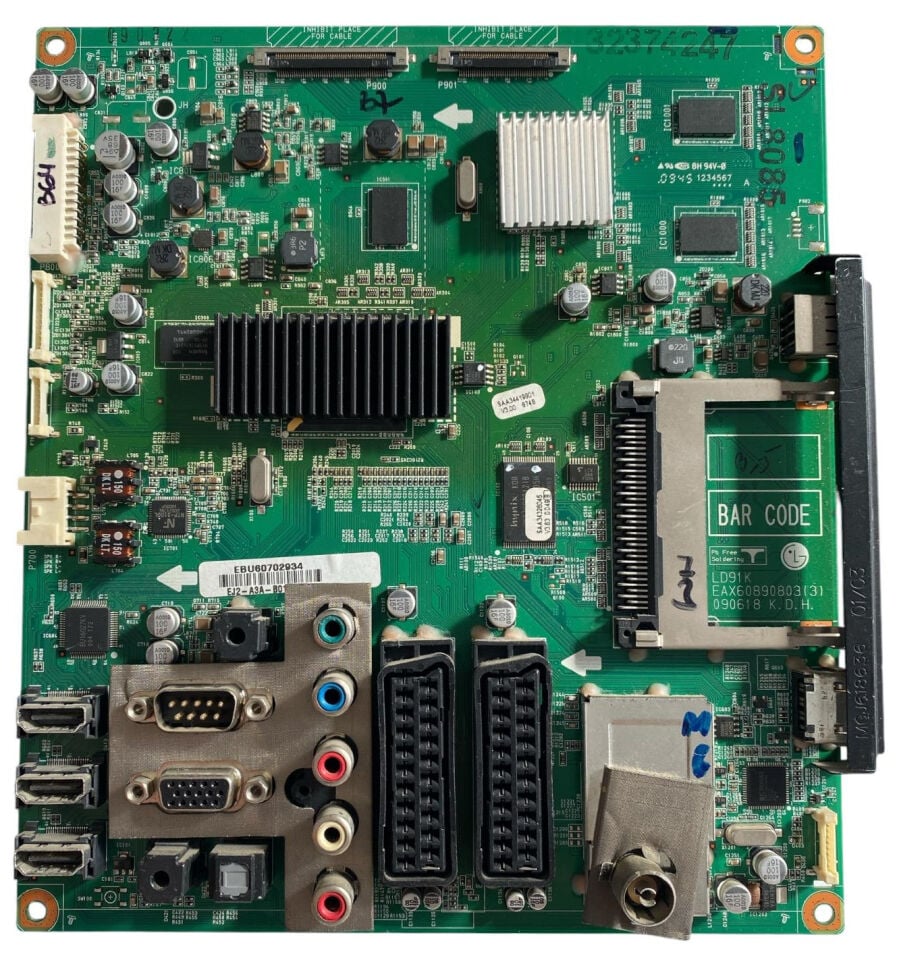 LG TV Ana Kart Orijinal EAX60890803 (3) EBU60702934 Main Board