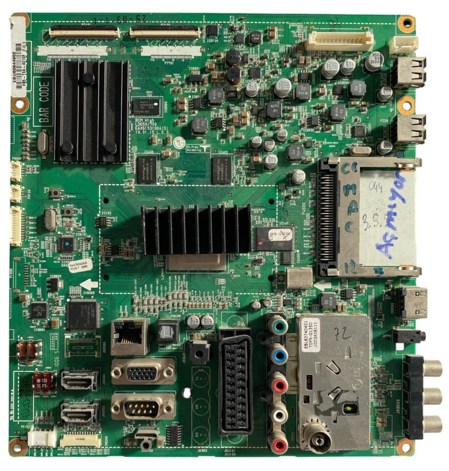 LG TV Ana Kart Orijinal EAX61531904 (5) EBU60844952 Main Board