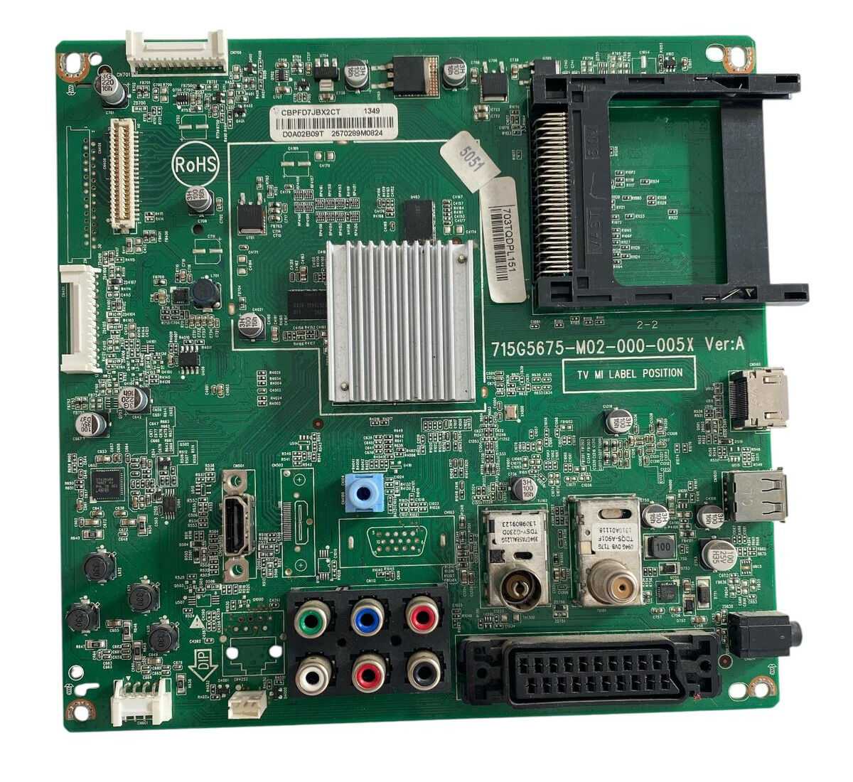 Philips 32'' / 40'' / 42'' Full HD LED TV Ana Kart (Main Board) - 715G5675-M02-000-005X Ver:A / CBPFD7JBX2CT / Philips 32PFL3208, 42PFL3208 Orijinal
