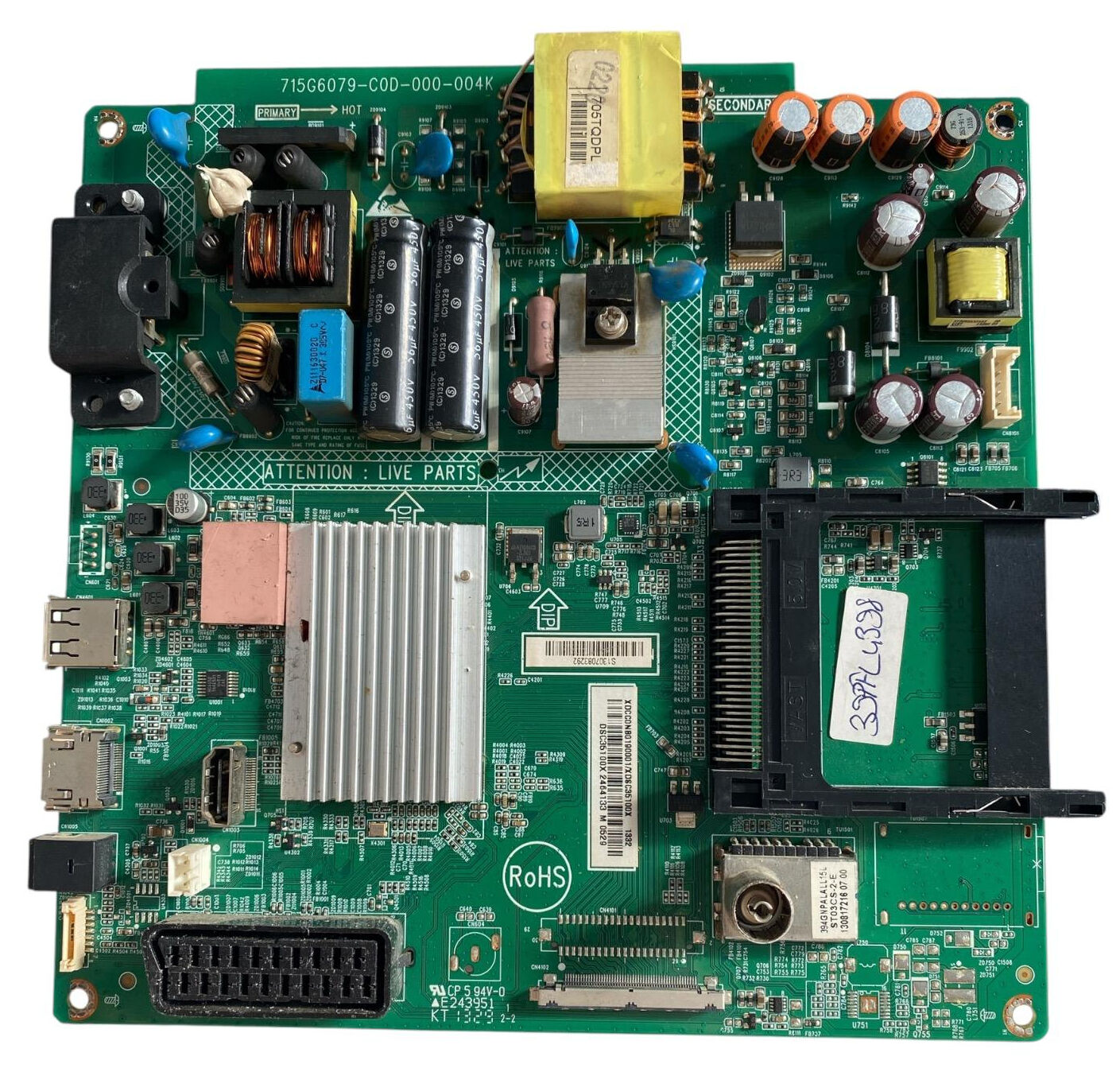 Philips TV Kombo Ana Kart Orijinal 715G6079-C0D-000-004K Power + Main Board