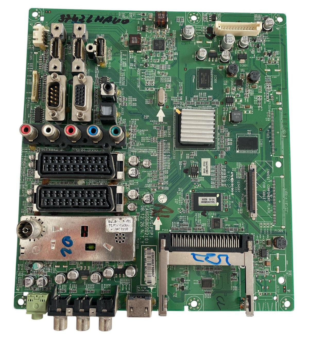LG 32'' / 37'' / 42'' Full HD LCD TV Ana Kart (Main Board) - EAX60686902(0) / EBU60710807 / EAX60686902(1) / LG 42LH3000 Orijinal