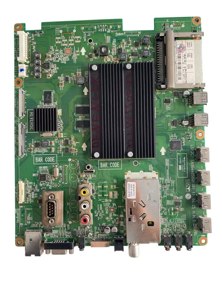 LG 32'' 3D Smart LED TV Ana Kart (Main Board) - EAX64405501 (0) / EBT61514217 / LG 32LW5500-ZE Orijinal
