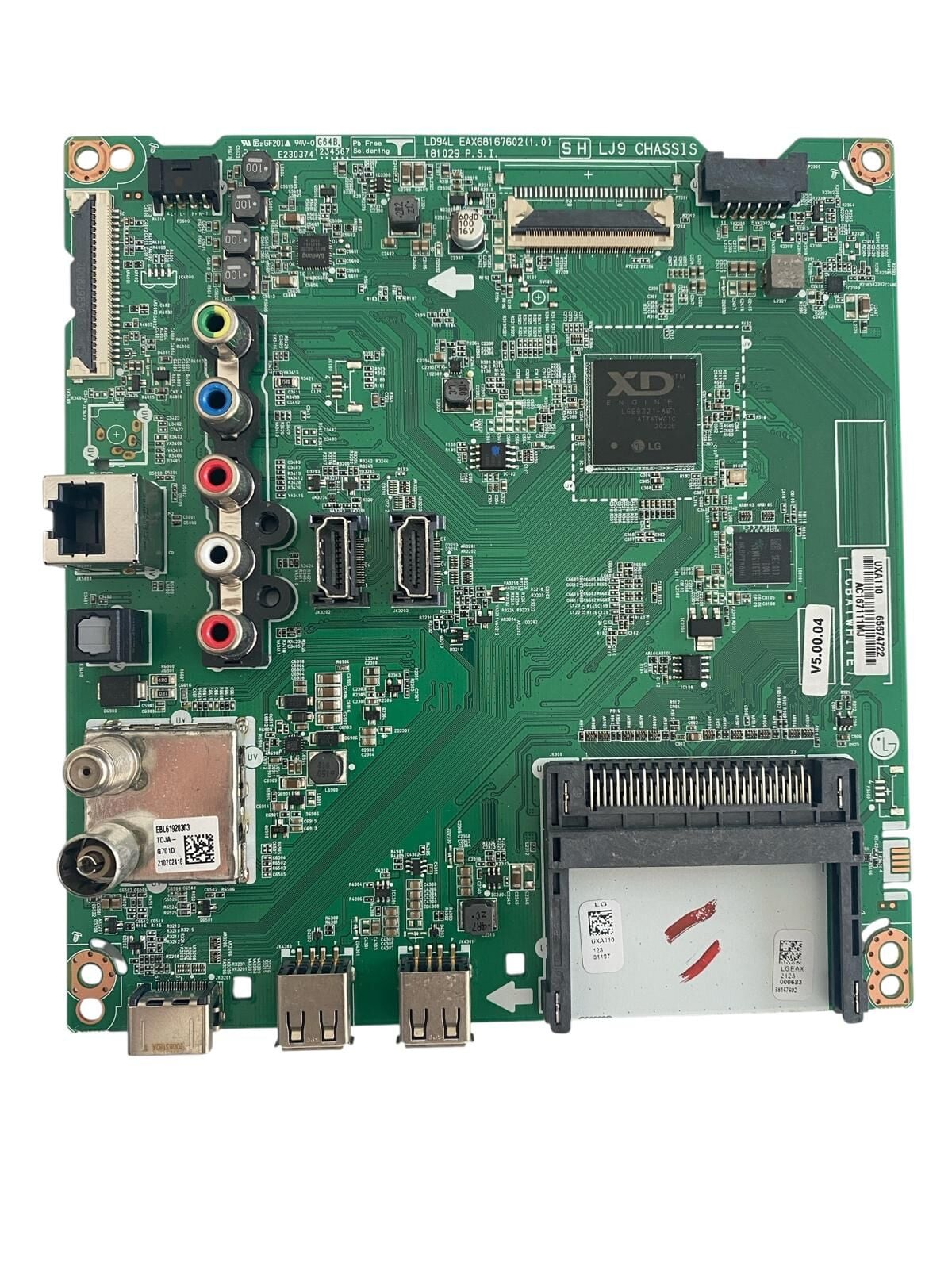 LG 43'' FHD Smart LED TV Ana Kart (Main Board) - EAX68167602 / EBT65674710 / SUTATZ / LG 43LM6300PLA Orijinal