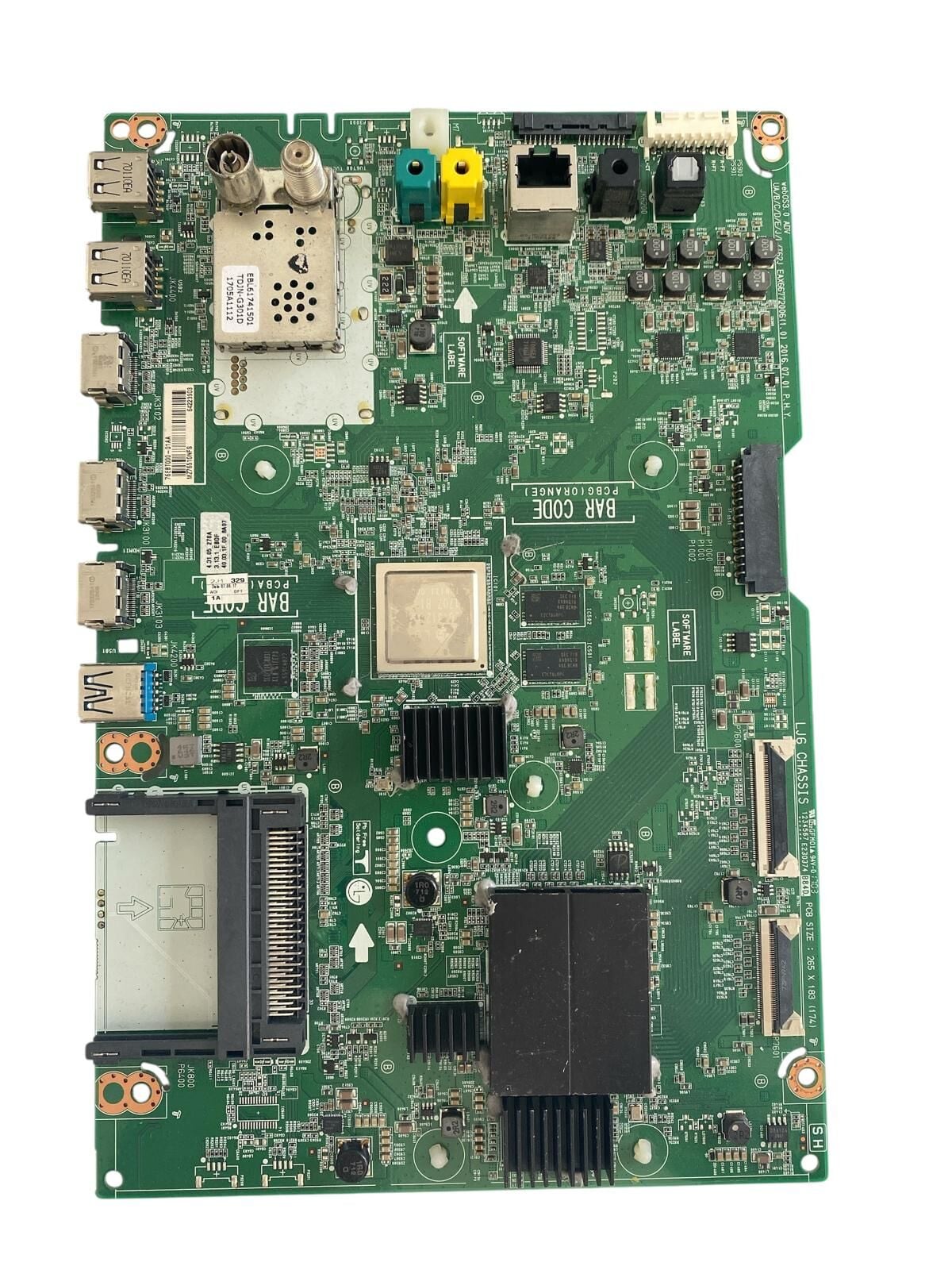 LG 65'' Super UHD 4K Smart LED TV Ana Kart (Main Board) - EAX66772006 / 77EBT000-00ZA / LG 65UH850V Orijinal