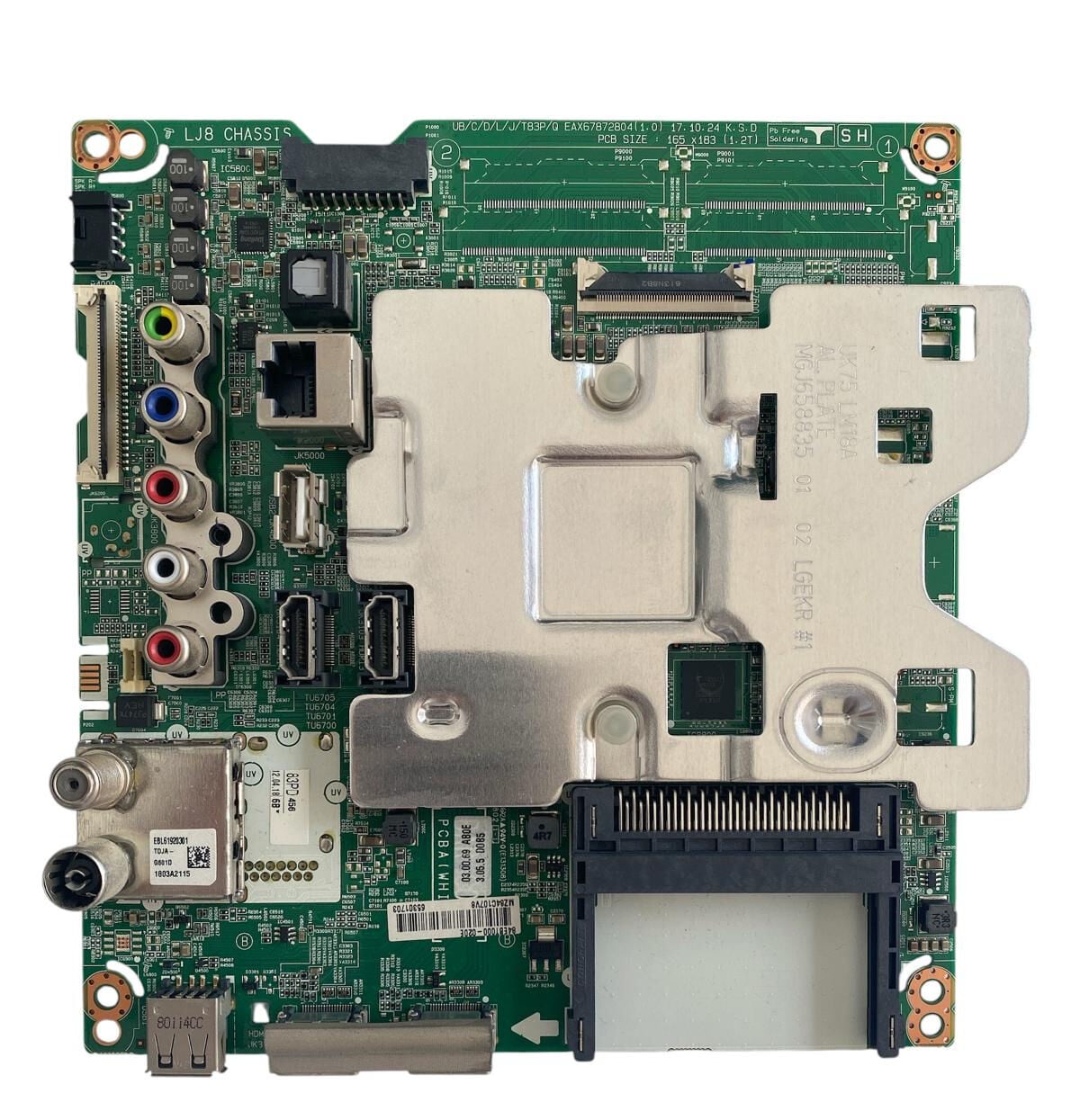 LG 50'' 4K UHD Smart LED TV Ana Kart (Main Board) - EAX67872804 / EBT64398206 / SCZAAZ / LG 50UK6950PLB Orijinal