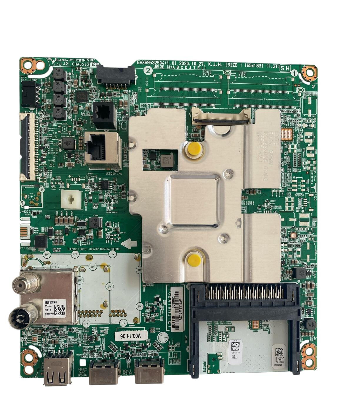 LG 43'' 4K UHD Smart LED TV Ana Kart (Main Board) - EAX69532504 / AC1DG1100H / LG 43UP75006LF Orijinal