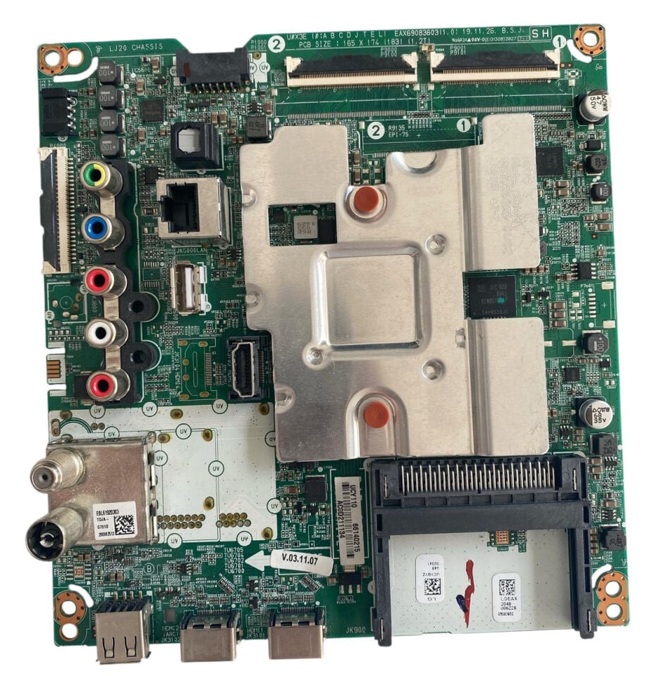 LG 49'' 4K UHD Smart LED TV Ana Kart (Main Board) - EAX69083603 / EBT66097105 / LG 49UN73006LA Orijinal