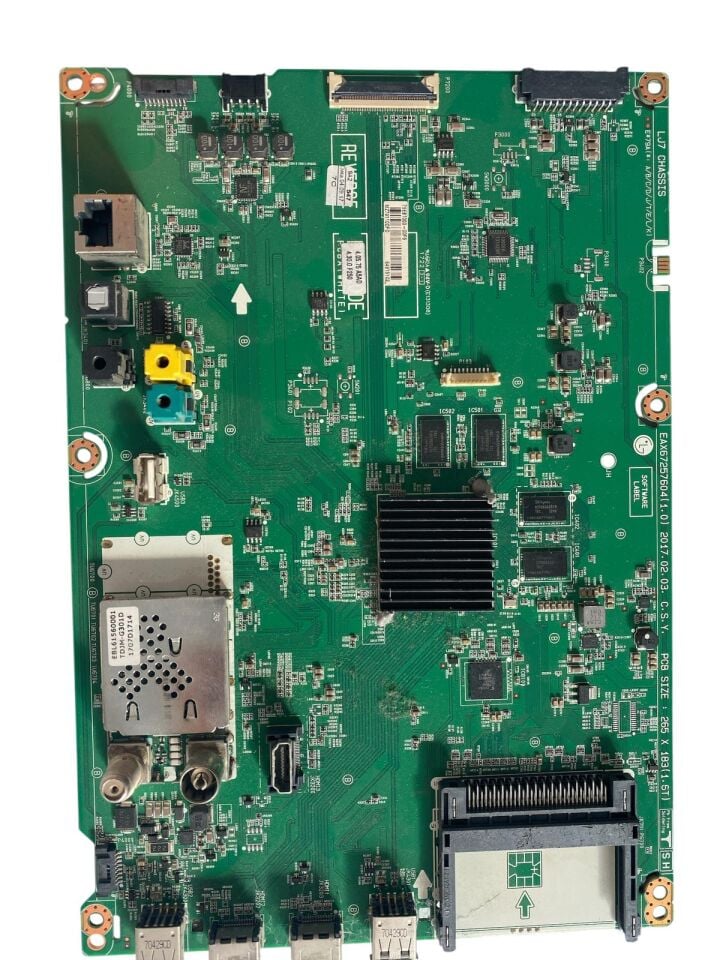 LG 55'' Full HD Smart OLED TV Ana Kart (Main Board) - EAX67257604 / EBT64915102 / LG 55EG9A7V Orijinal