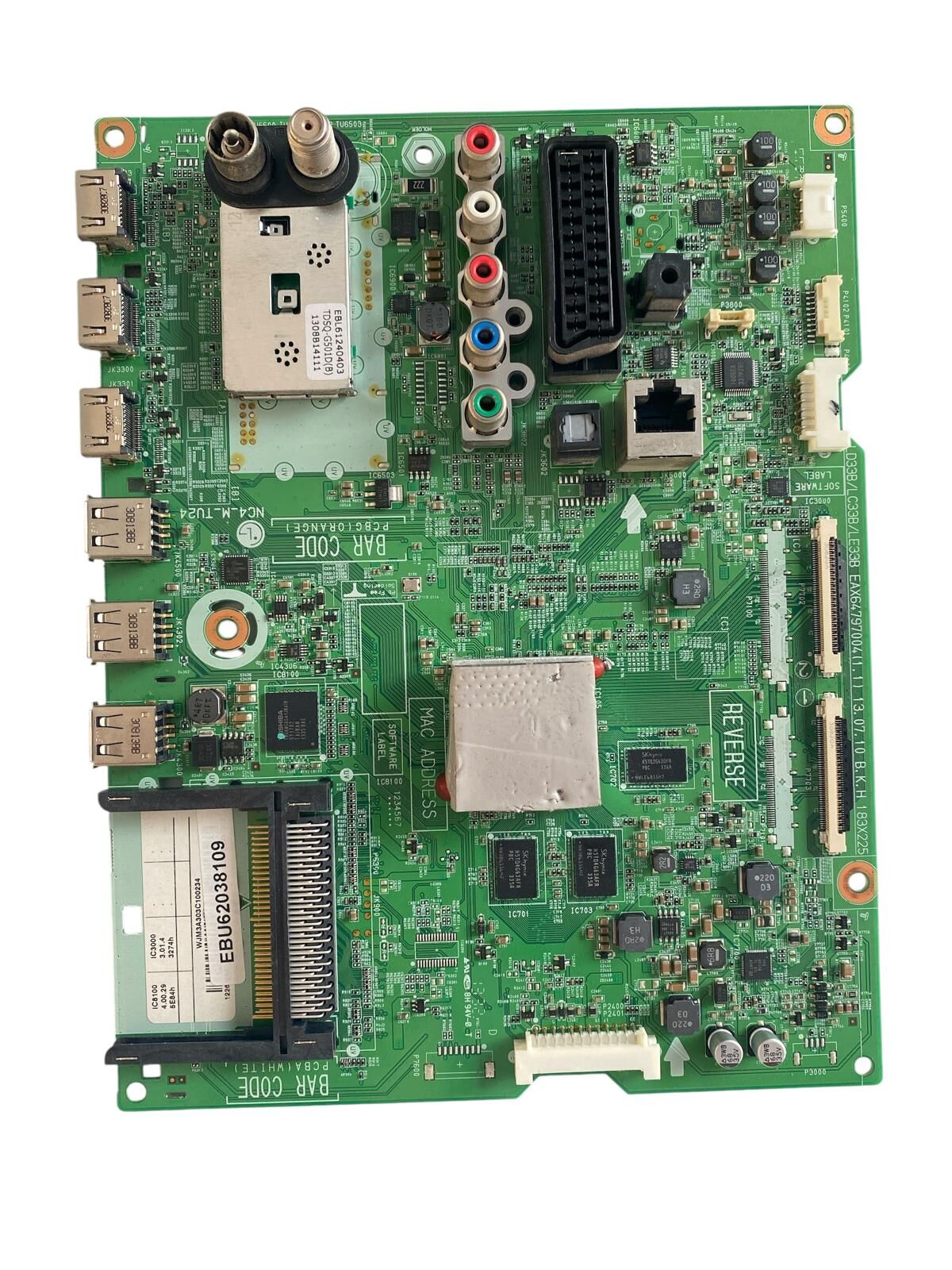 LG 42'' Full HD Smart 3D LED TV Ana Kart (Main Board) - EAX64797004 / EBT62596128 / LG 42LA660S-ZA Orijinal