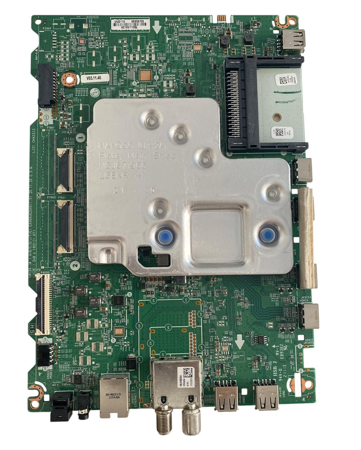LG 50'' NanoCell 4K Smart TV Ana Kart (Main Board) - EAX69462005 / 66306705 / LG 50NANO866PA Orijinal