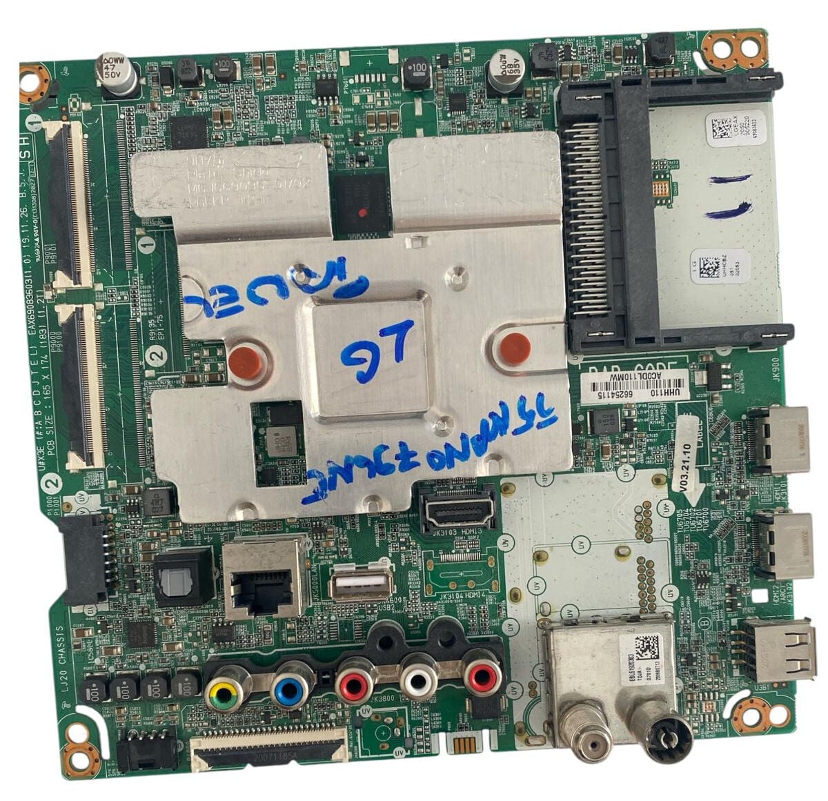 LG 55'' NanoCell 4K Smart TV Ana Kart (Main Board) - EAX69083603 / 66254115 / LG 55NANO796NE Orijinal