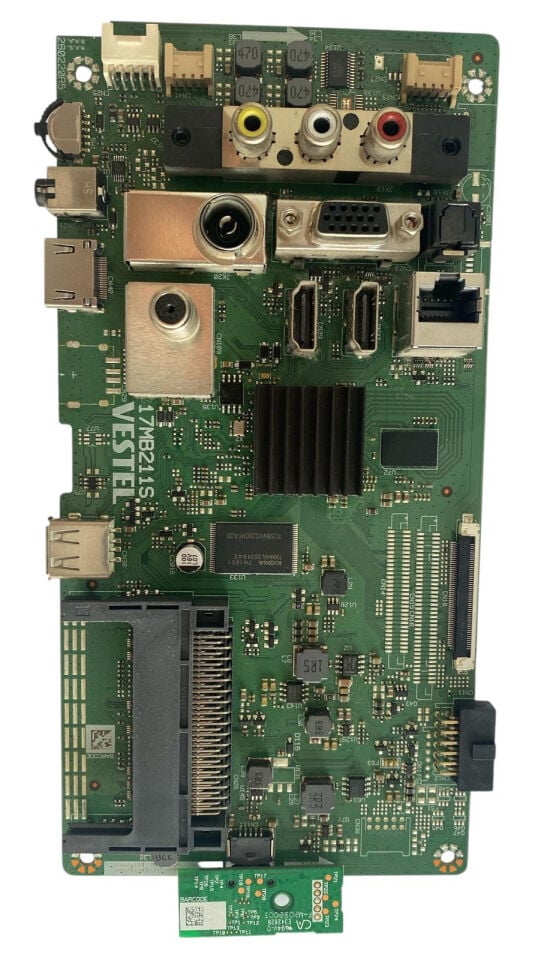 Vestel Smart LED TV Ana Kart (Main Board) - 17MB211S / 23675114 / Vestel 49F9401 Orijinal